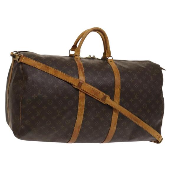 LOUIS VUITTON Monogram Keepall Bandouliere 60 Boston Bag M41412 - Picture 1 of 16
